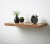 Floating Wall Shelf Wooden Shelves Wall Storage 60cm - Rustic Oak Finish