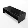 2-Tier Acrylic Monitor Stand Laptop Riser Desktop Organizer with Phone Holder