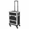 Extra Large Rolling Make-up Cosmetic Beauty Nail Polish Trolley Case Organiser