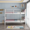 OLIVER WHITE WOODEN BUNK BED SINGLE