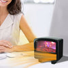 1000W Portable Electric Heater Fan Mini Fireplace Warmer LED Flame Home Office