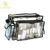 Premium Clear Makeup Organizer PVC Toiletry Bag Transparent Cosmetic Bag Travel