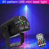 60 Pattern LED RGB Mini Laser Stage Light DJ Disco Party KTV Projector Lighting