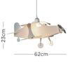Children's Aeroplane Ceiling Pendant Light Shade White Plastic Novelty Shade