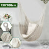 Garden Hammock Chair Hanging Swing Seat Cotton Rope Net W/ Outdoor Home Decor UK