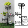 Corner Rack Metal Plant Pot Stand Flower Outdoor Display Shelf Patio Home Garden