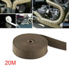 20M TITANIUM EXHAUST HEAT WRAP EXHAUST MANIFOLD GOLD HIGH TEMP INSULATING TAPE