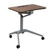 Mobile Rolling Laptop Computer Desk Adjustable Height Bedside Table Home Office
