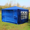 3x3M Heavy Duty Gazebo Marquee Canopy Waterproof Garden Patio Party Tent w/Sides
