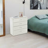 Modern Chest of Drawers Bedside Table Cabinet 4 Drawer Bedroom Storage Wood UK