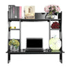 Floating Wall Mounted Desk Home Office Computer Table w/Storage Shelves New
