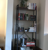 Vintage Industrial Bookcase Tall Storage Unit Rustic Cabinet Display Furniture