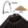 Mondeer 3M Garden Banana Parasol Cantilever Parasol Crank Handle with Solar LED
