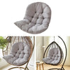 Swing Hanging Egg Rattan Chair Seat Tufted Round Mats Garden Patio Cushion Cover
