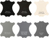 Faux Leather Dining Chairs Black Brown Cream Grey or White With Oak Stain Legs
