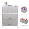 Fabric Cabinet Storage Unit Chest of Drawers Metal Frame Organiser Bedside Table