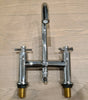 CROSS HEAD BATH SHOWER MIXER TAP SWIVEL SPOUT FILLER INC HANDSET & HOSE OCTAVO
