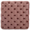 Pink Velvet Pouffe Ottoman Chesterfield Footstool Button Seat Coffee Table Stool