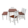 3 Colours Solid Wooden Dining Table and Chairs Bench Set Kitchen Home Furniture