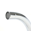 Modern Dual Lever Chrome Kitchen Sink Mixer Taps Deck Mounted Tap Faucet 2 Hole