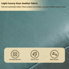 Green Sofa Armchair with Padded Seat Metal Legs Faux Leather Sofa Living Room