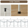Clothes Rail Rack Garment Coat Hanging Display Stand Storage Shelf 2 Pole 2 Bar