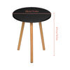 Modern Small Round Side Table Sofa Tea End Table Coffee Table for Living Room BN