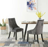 Windsor Tufted Studded Velvet Dining Accent Chair Victoria Door Knocker 1/2/4/6