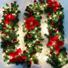 Large Christmas Garland Wreath Door Wall Hanging Garland Ornament Wedding Decor