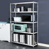 5 Tier Stainless Steel Shelving Unit 4ft Commercial Kitchen Storage Shelf Stand