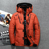 Men Warm Duck Down Jacket Quilted Thick Winter Hooded Coat Outwear Parka S-XL