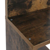 Floating Corner Shelf Wall Mounted Bookshelf Storage Display Unit 5 Tier UK