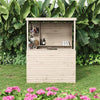 Outdoor Bar Shed Serving Hatch Pressure Treated Wooden Garden Home Pub House UK