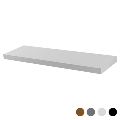 Floating Wall Shelf Wooden Shelves Wall Storage 80cm - White