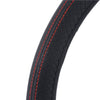 Black 38cm Universal Car Steering Wheel Cover PU Leather Anti-Slip Sport Style