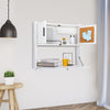 Wall Mounted Writing Table Foldable Computer Desk Floating Storage Workstation