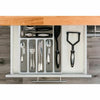 Plastic Kitchen Cutlery Tray Organiser Rack Holder Drawer Insert Tidy Storage