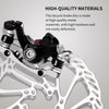 Mechanical Bike Disc Brake Set Front Rear Caliper Rotor Crank Bicycle MTB Kit