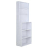 6 Tier Wooden Bookcase Bookshelf Tall Shelving Unit Home Office Study Cabinet
