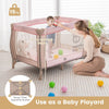3 in 1 Baby Crib Bassinet Bed Infant Changing Table Foldable Toddler Playpen