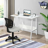 100CM Computer Desk Study Writing Table Ladder Metal Frame Workstation 4 Colour