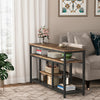 Tribesigns TV Cabinet Media Console Sofa Table w/ Open Stoareg Shelves