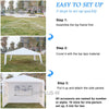 Gazebo 3x3M Heavy Duty Stronger Waterproof Fully Garden Canopy Tent With 4 Sides