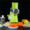 Manual Vegetable Slicer Cutter Multifunction Grater Food Chopper Machine 3 Blade