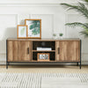 Industrial Wooden TV Cabinet Media Entertainment Stand Cupboard with Storage