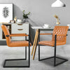 2 4 6x Faux Leather Dining Chairs Padded Seat High Back Kitchen Breakfast Chair