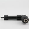 HEAVY DUTY KEYLESS METAL RIGHT ANGLE ANGLED DRILL ALUMINIUM ATTACHMENT CHUCK UK