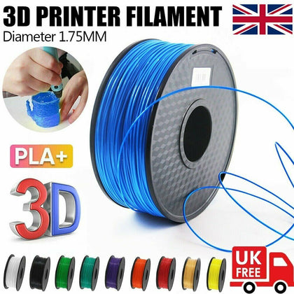 3D Printer Filament PLA+ PETG Printing 1.75mm 1KG Various Colours Available UK