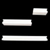 Set of 3 White Floating Wall Shelves Display Storage Shelf Wall Unit Rack