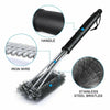 Barbecue BBQ Oven Grill Cleaning Brush Scraper Stainless Steel Bristle Cleaner